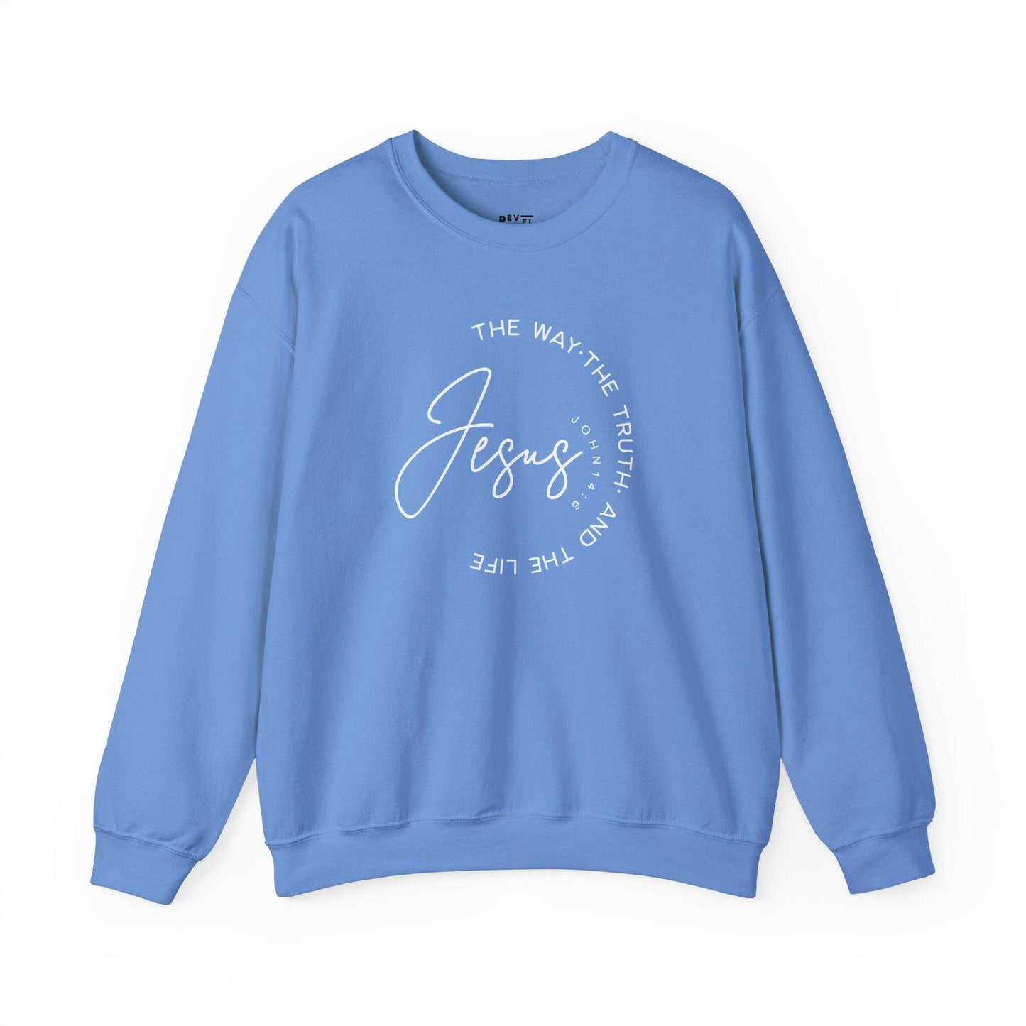 jesus-the-way-the-truth-and-the-life-woman-sweatshirt-closeup-blue