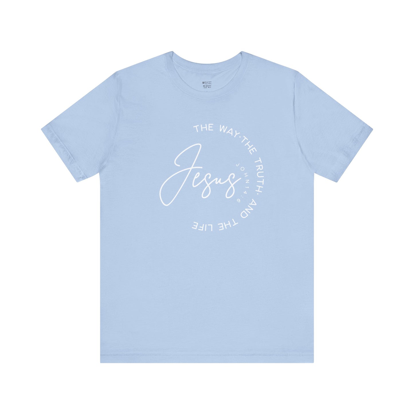 jesus-the-way-the-truth-and-the-life-woman-tee-closeup-blue