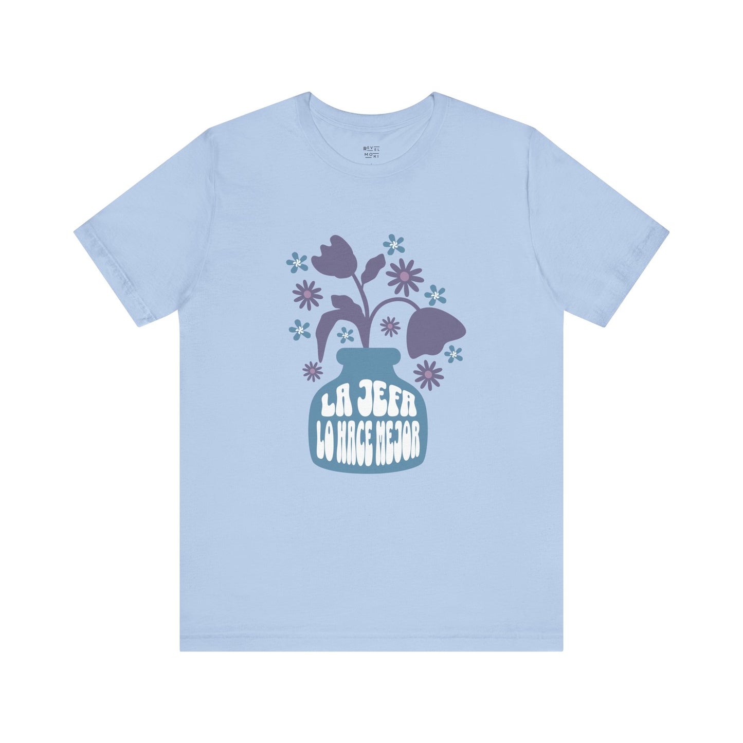 latina-female-boss-do-it-better-woman-tee-closeup-blue
