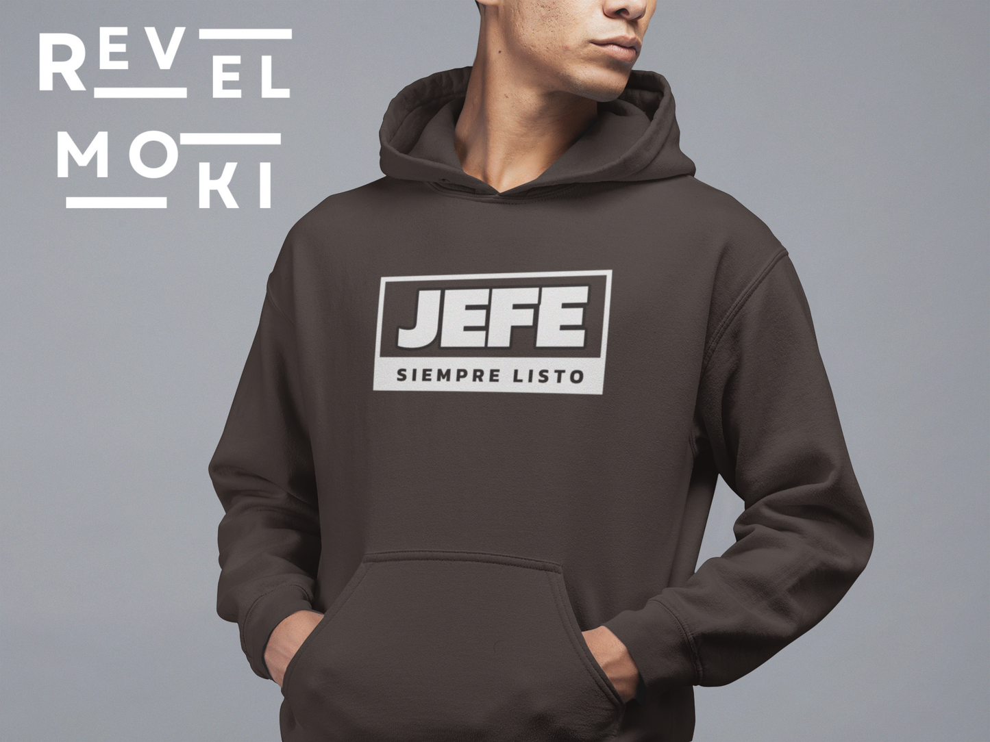 latino-jefe-siempre-listo-boss-always-ready-spanish-mens-hoodie-front-chocolate