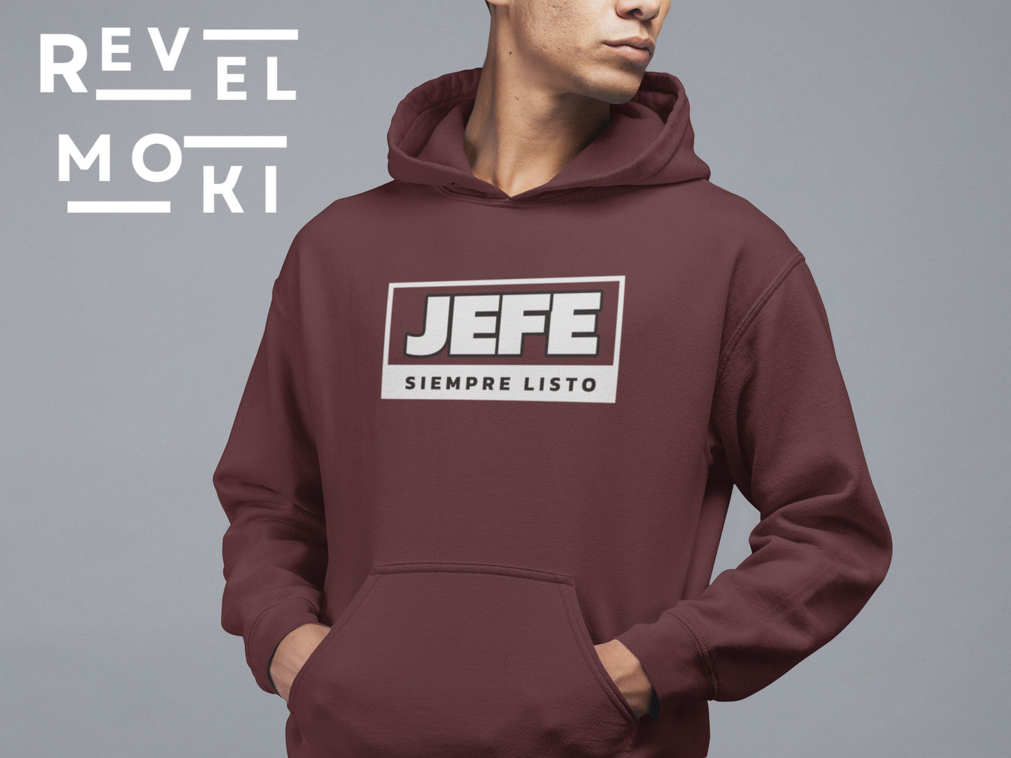 latino-jefe-siempre-listo-boss-always-ready-spanish-mens-hoodie-front-maroon