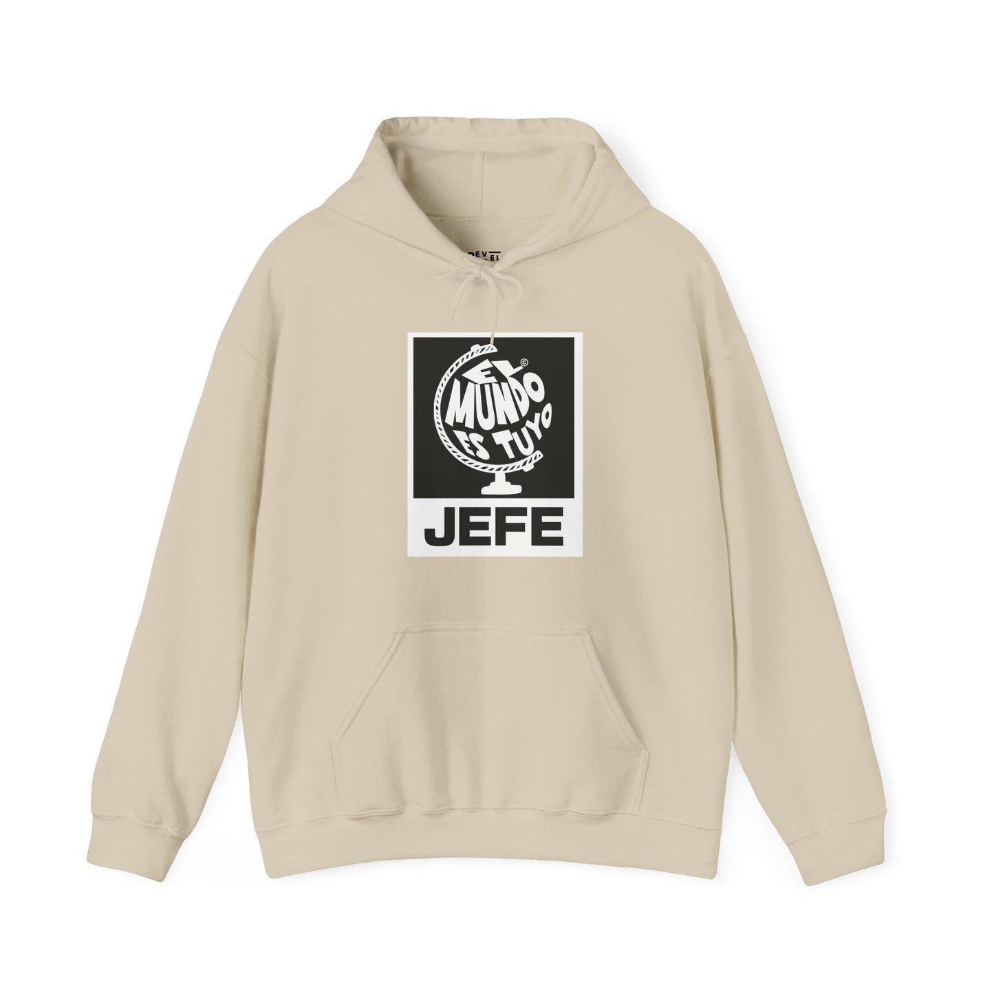 latino-mens-hoodie-el-mundo-es-tuyo-the-world-is-yours-spanish-shirt-closup-sand