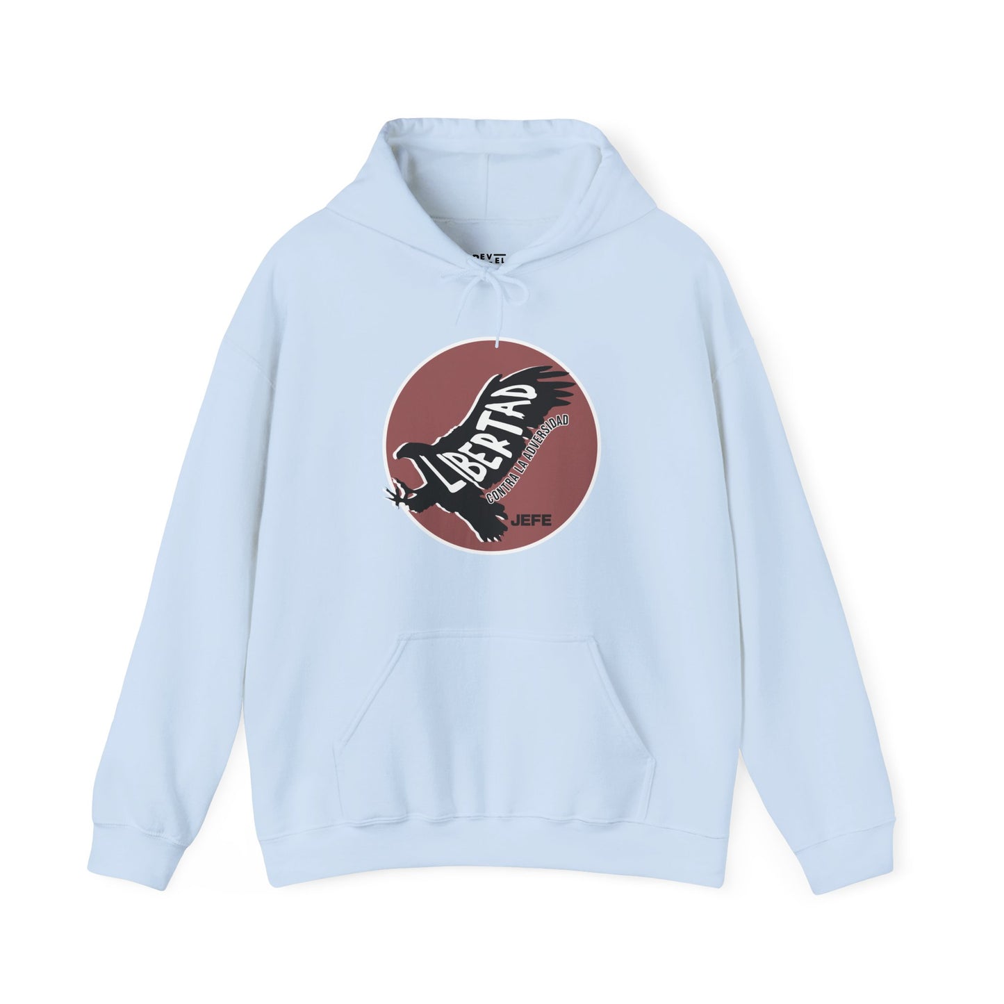 latino-mens-hoodie-freedom-against-adversity-spanish-shirt-closeup-blue