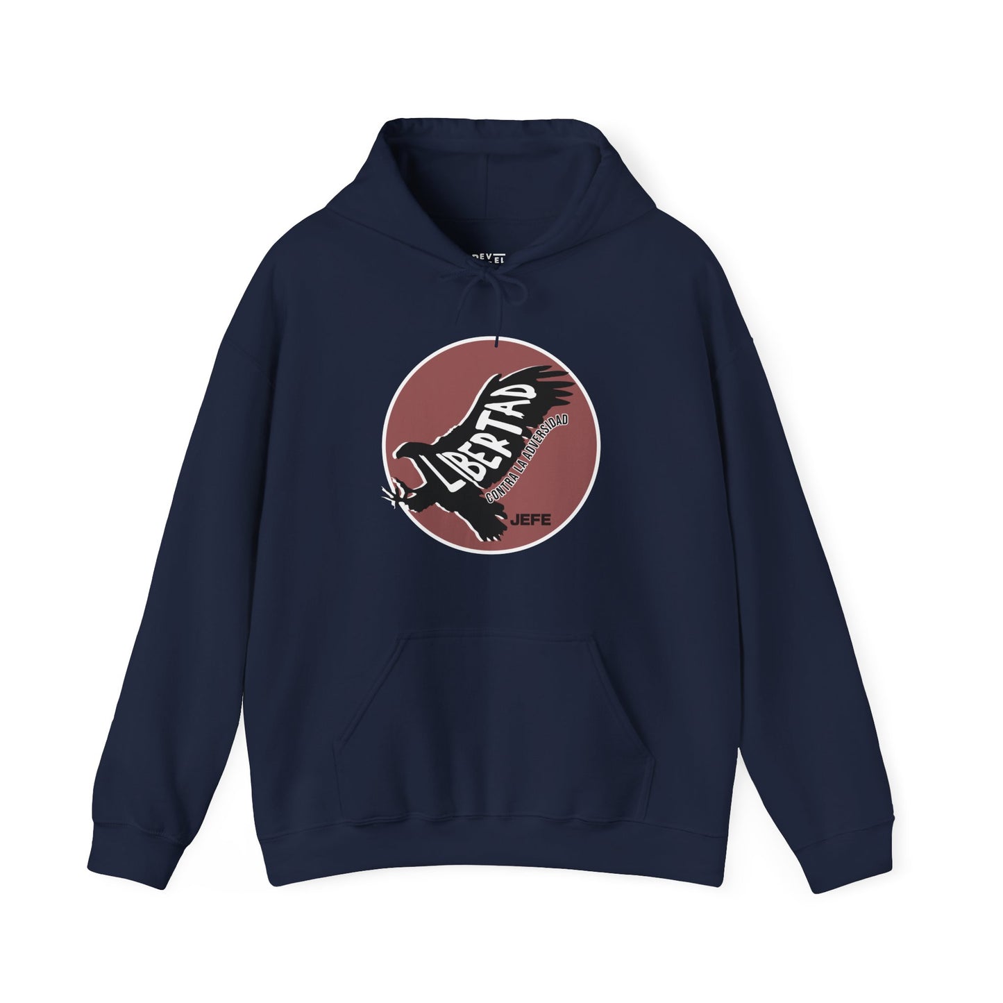latino-mens-hoodie-freedom-against-adversity-spanish-shirt-closeup-navy