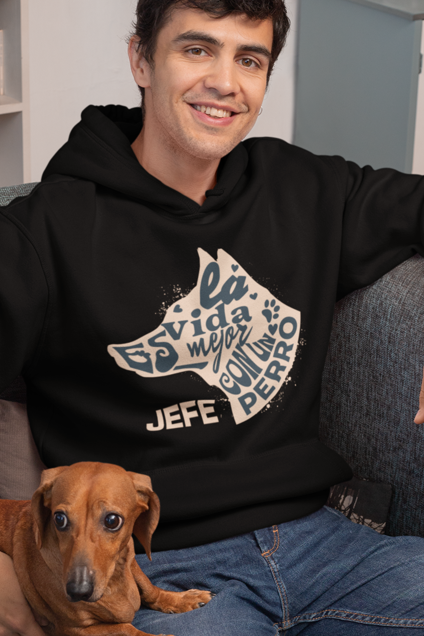 latino-mens-hoodie-life-is-better-with-a-dog-black