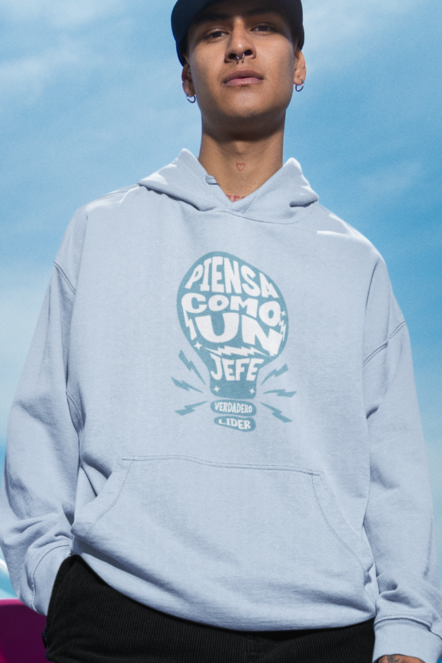 latino-mens-hoodie-spanish-think-like-a-boss-shirt-blue