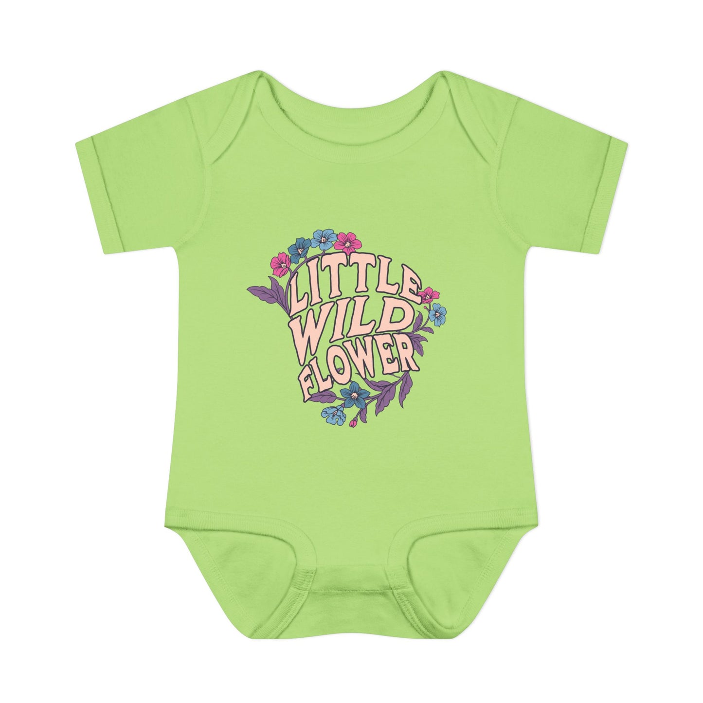 little-wild-flower-baby-onesie-green
