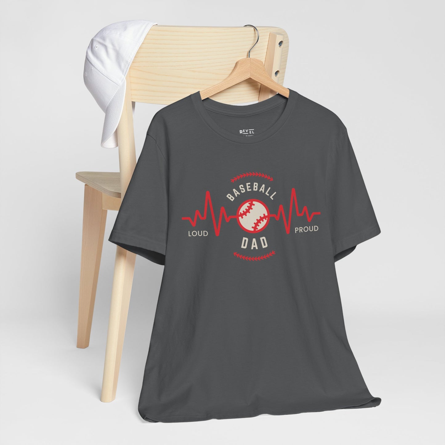 loud-and-proud-baseball-dad-tshirt-closeup-gray