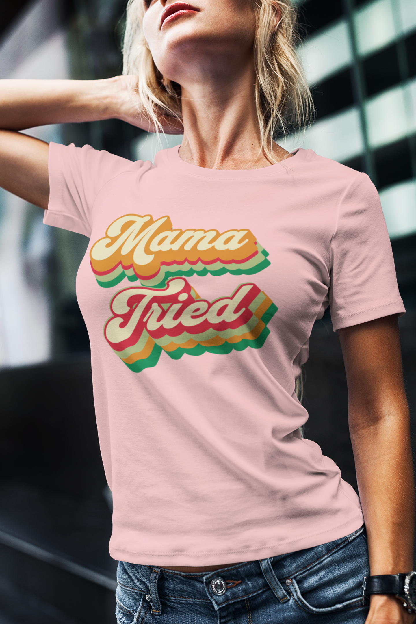 mama-tried-woman-tee-pink