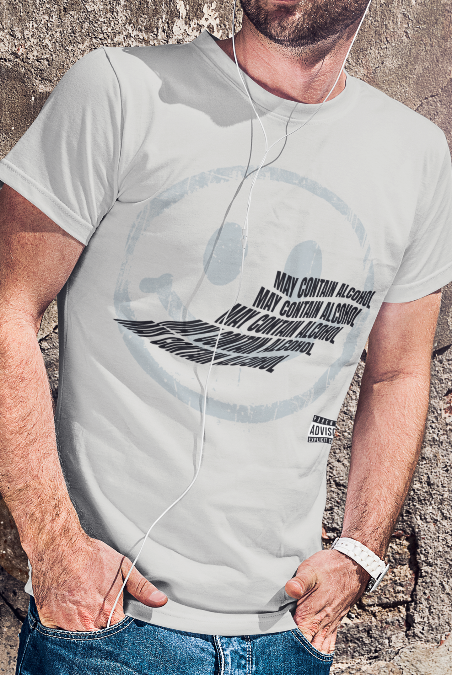 may-contain-alcohol-funny-tshirt-silver