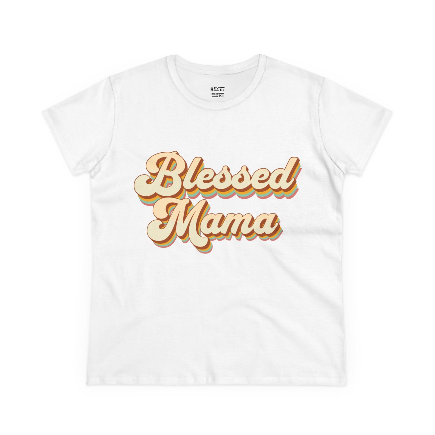 mom-wearing-blessed-mama-tee-closeup-white
