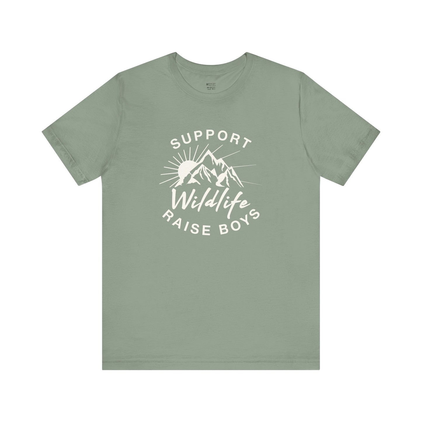 mom-wearing-raise-boys-tshirt-closeup-sage