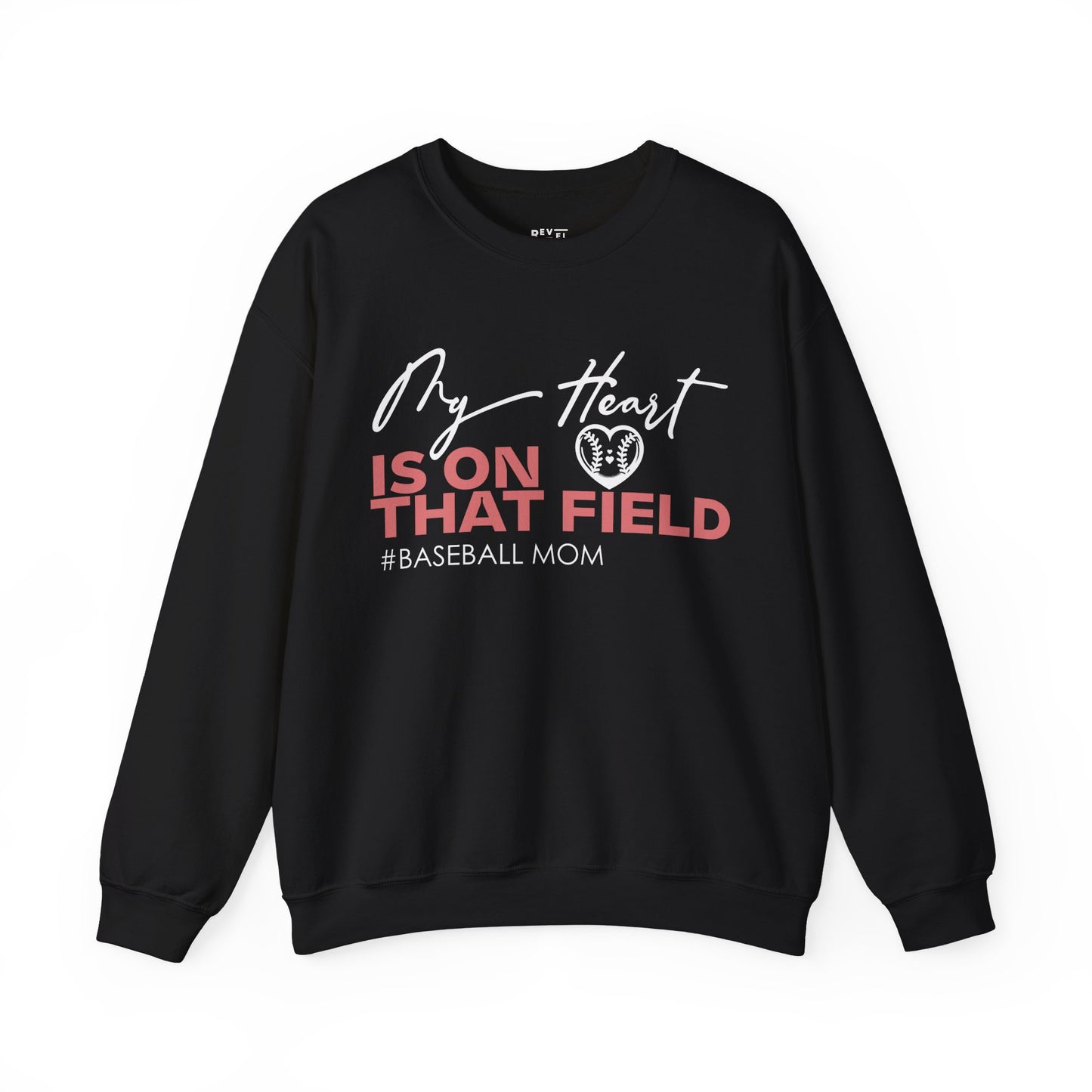 my-heart-is-on-that-field-baseball-mom-sweatshirt-closeup-black