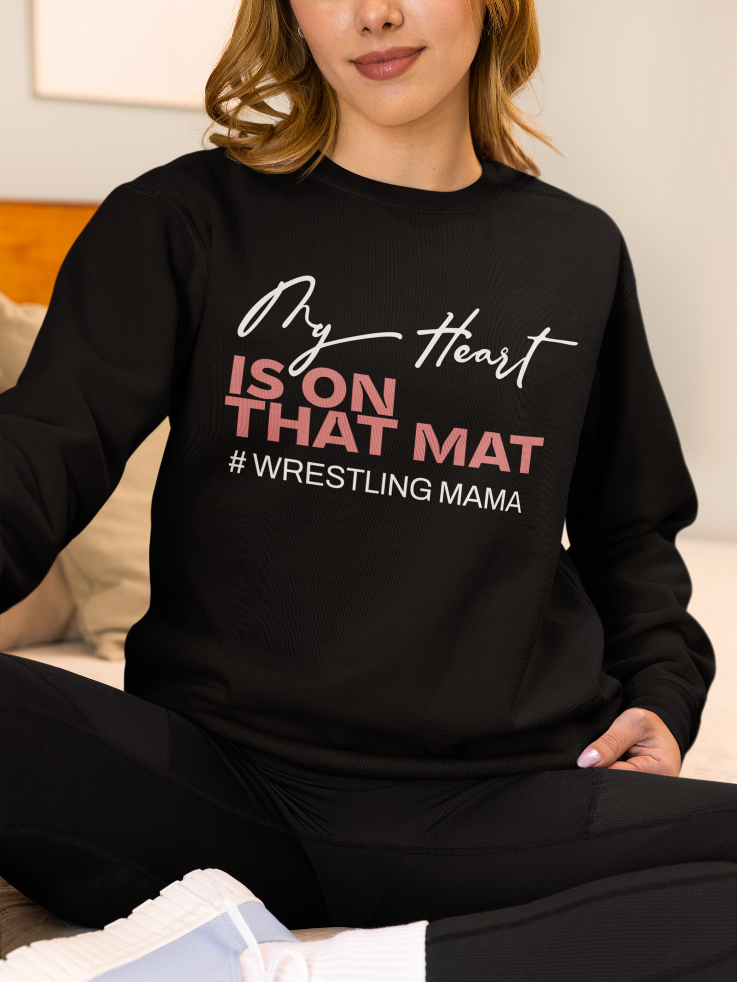 my-heart-is-on-that-mat-wrestling-mom-sweatshirt-black