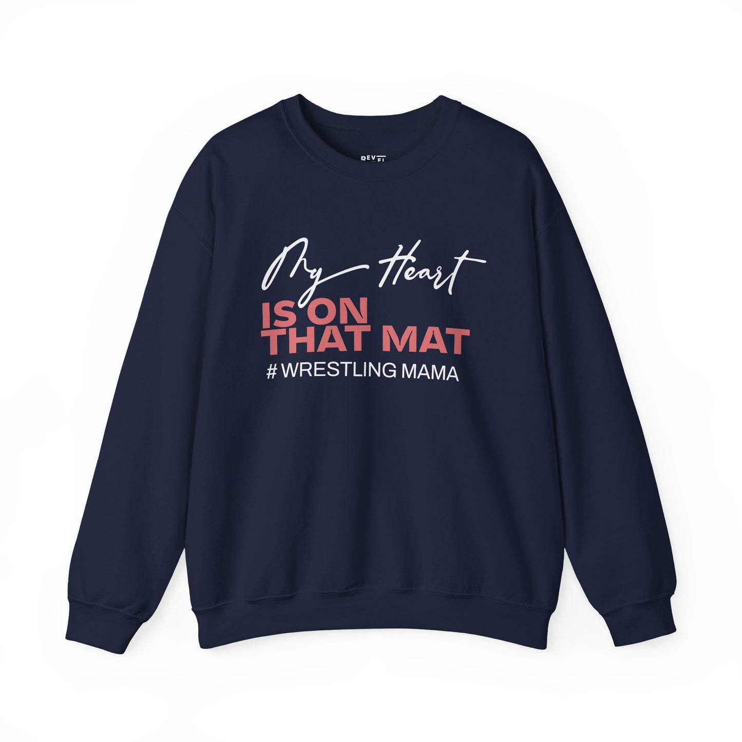 my-heart-is-on-that-mat-wrestling-mom-sweatshirt-closeup-navy