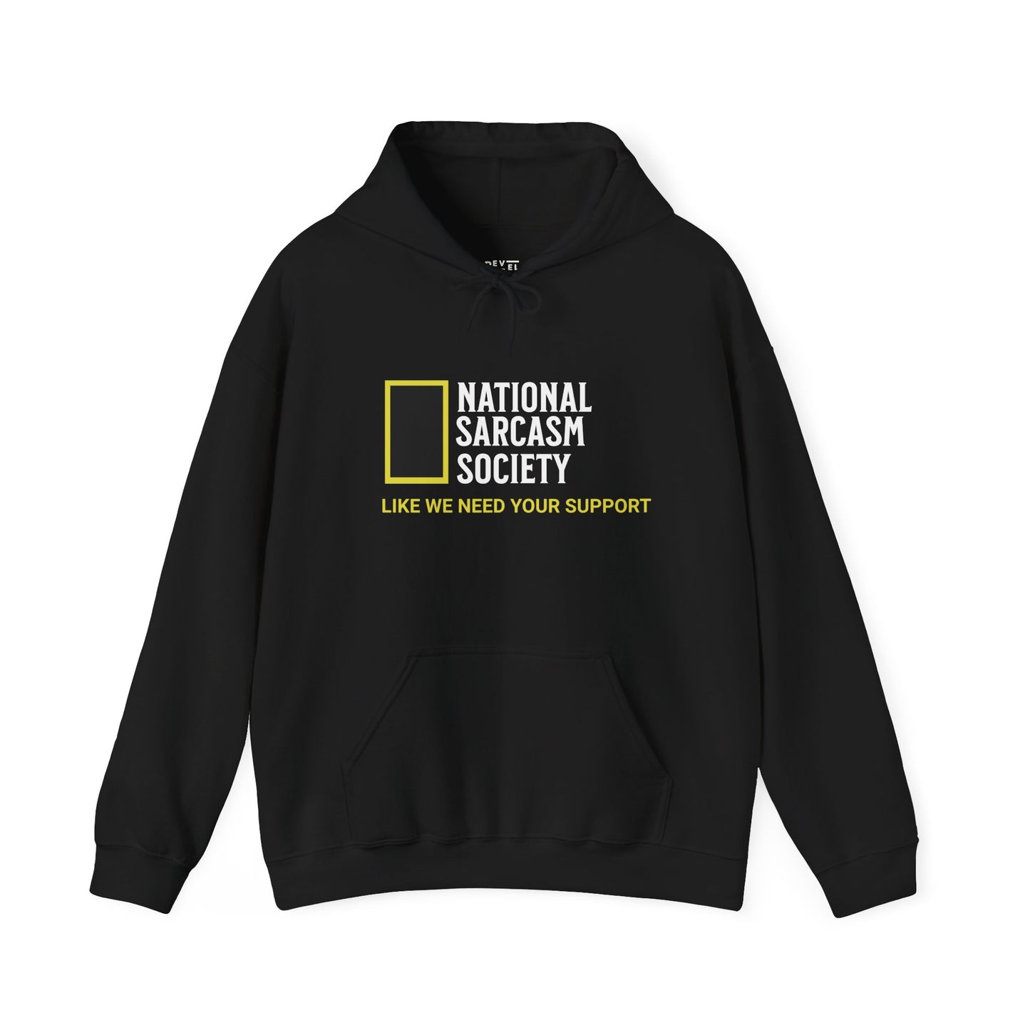 national-sarcasm-society-funny-hoodie-closeup-black
