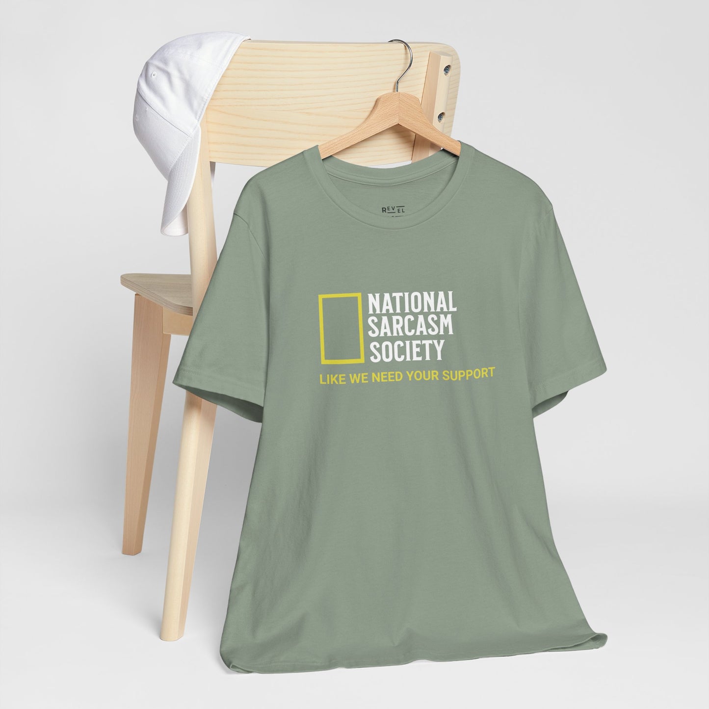 national-sarcasm-society-funny-tshirt-light-green-closeup