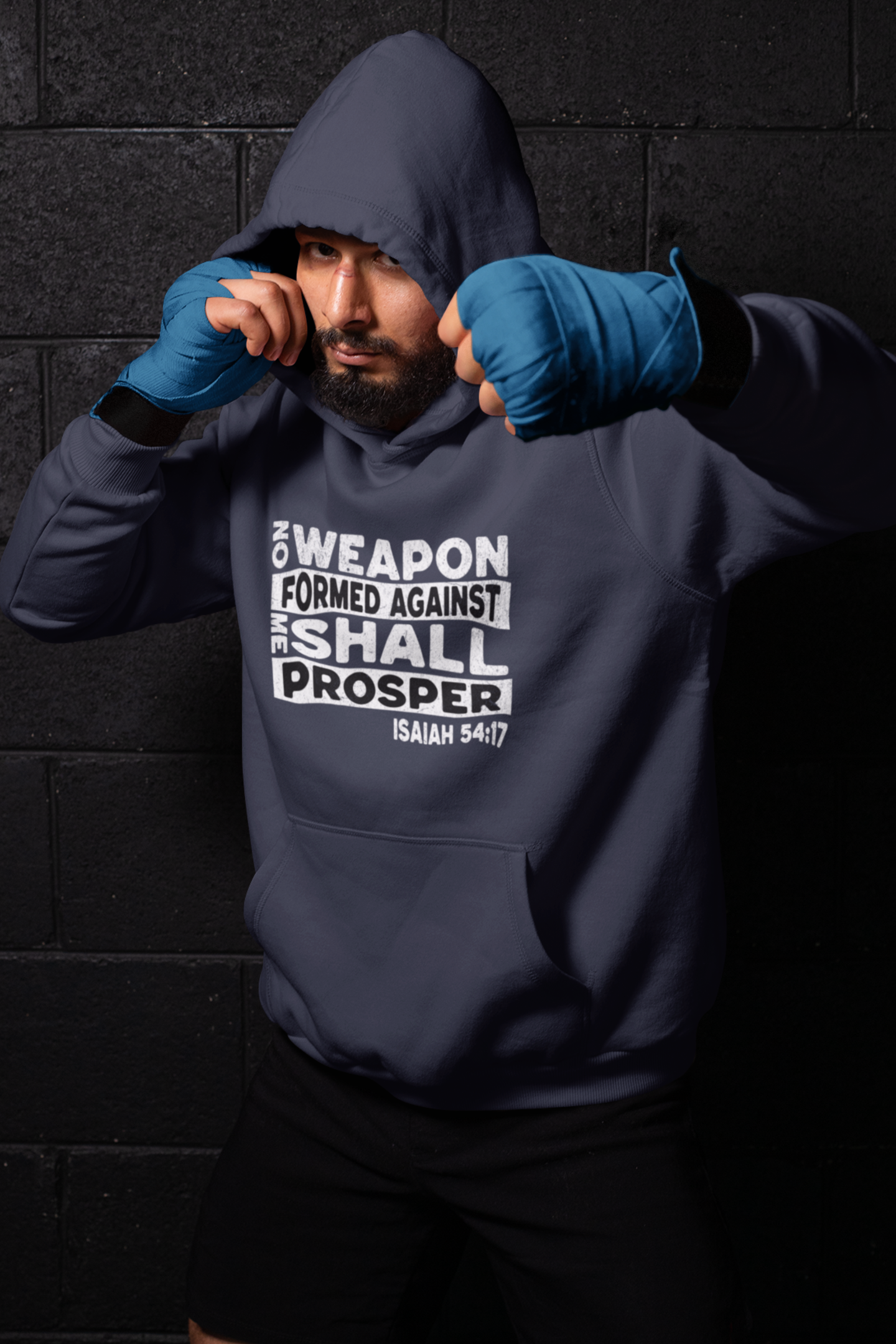 no-weapon-formed-against-me-shall-prosper-christian-hoodie-navy