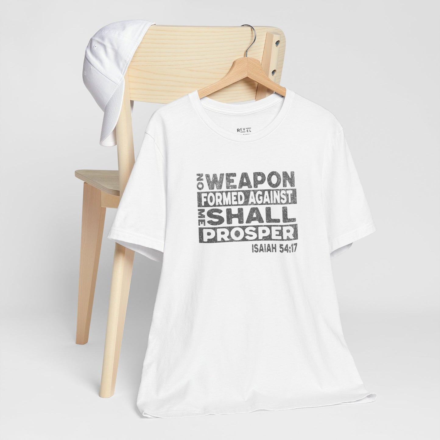 no-weapon-formed-against-me-shall-prosper-christian-tshirt-closeup-white