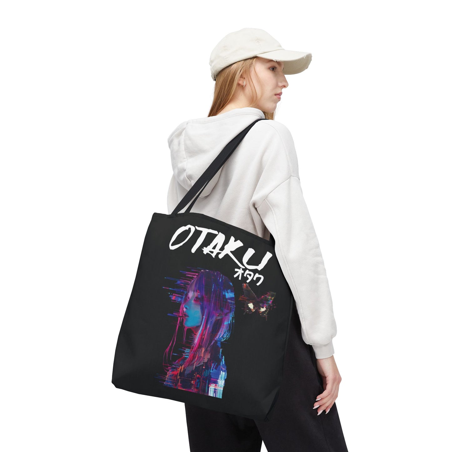 otaku-japanese-anime-tote-bag-large-black-closeup