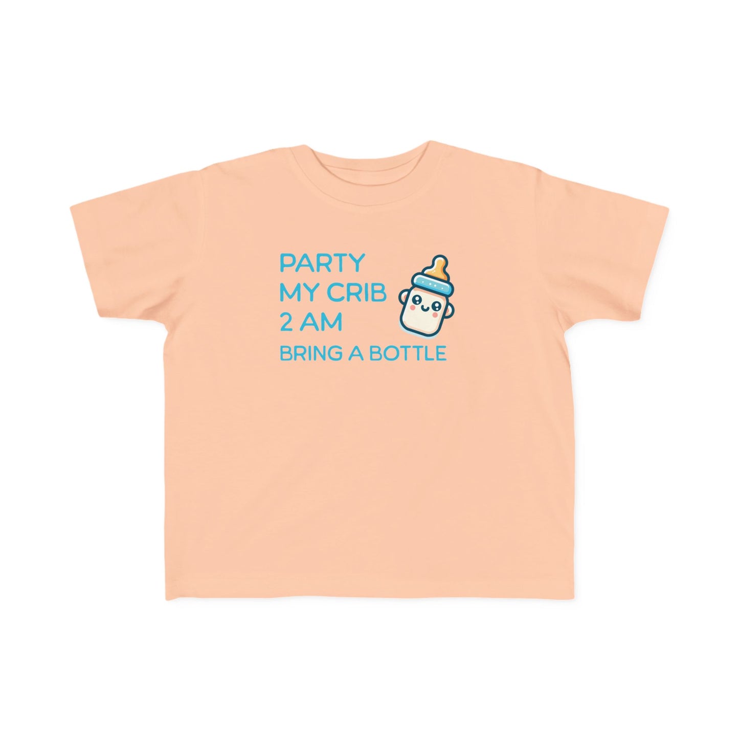 party-my-crib-funny-baby-tee-peach