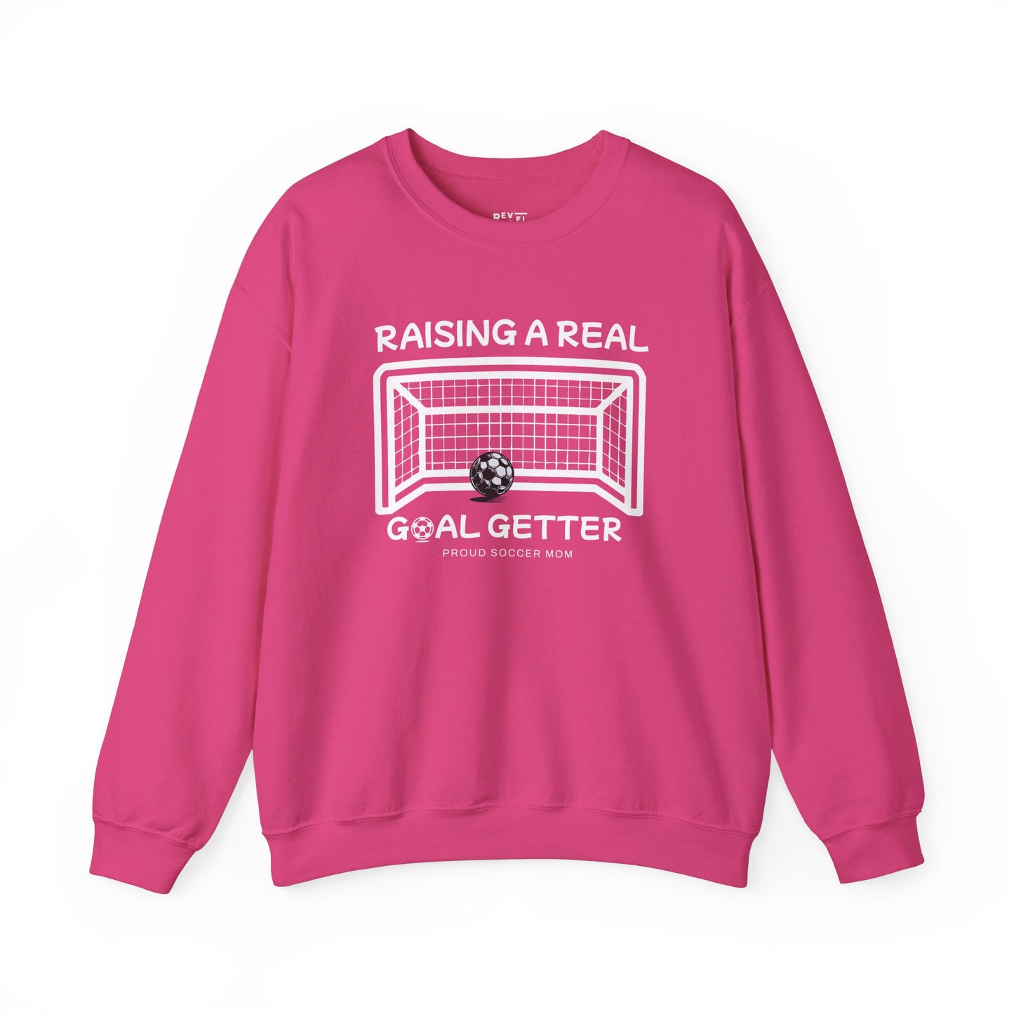 raising-a-real-goalgetter-soccer-mom-sweatshirt-closeup-heliconia