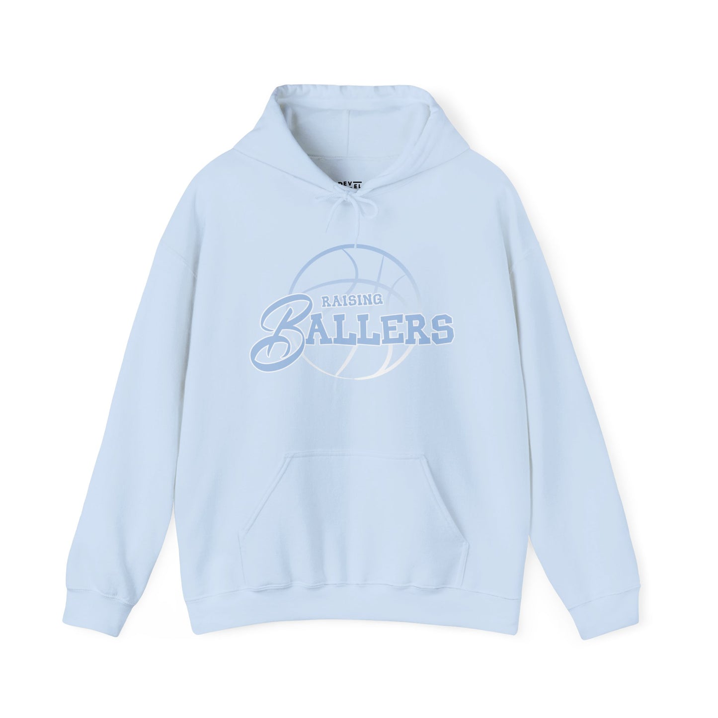 raising-ballers-basketball-dad-hoodie-closeup-blue