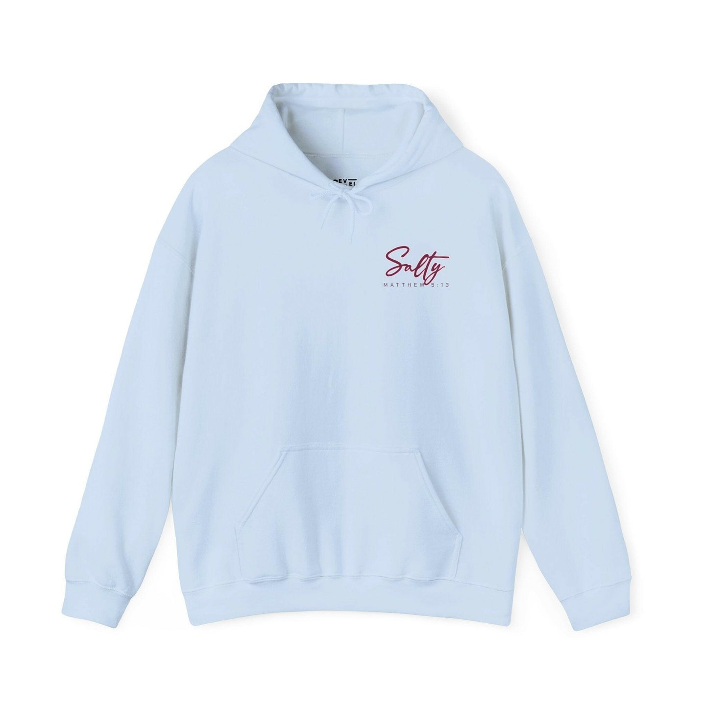 salt-of-the-earth-christian-woman-front-hoodie-closeup-blue