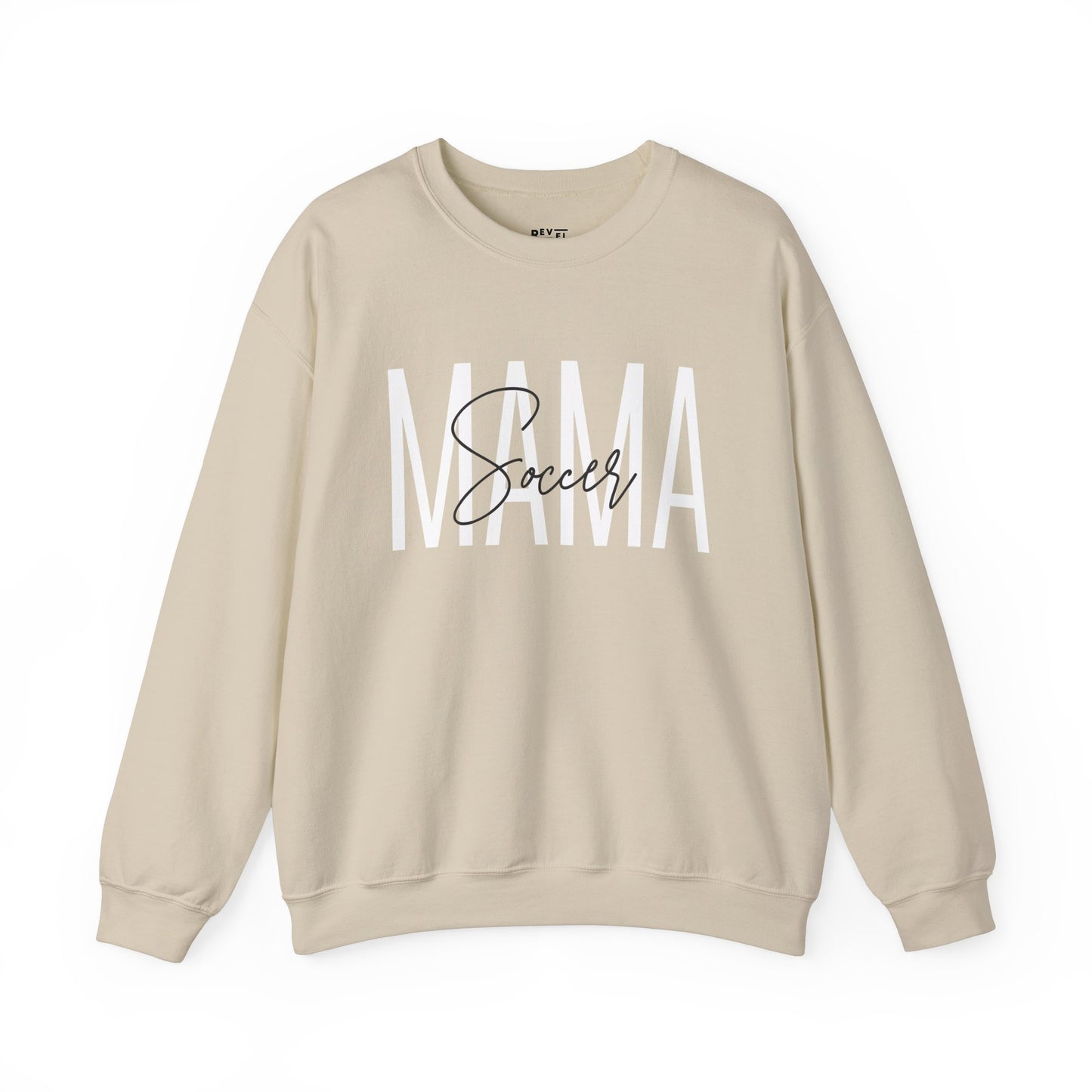 soccer-mama-woman-sweatshirt-closeup-sand