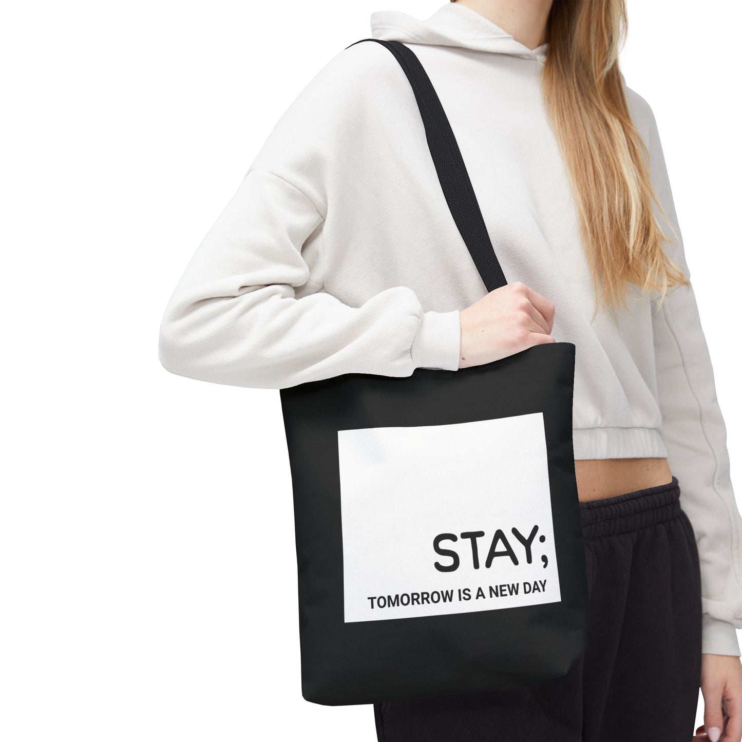 stay-mental-health-tote-bag-small-black-closeup2
