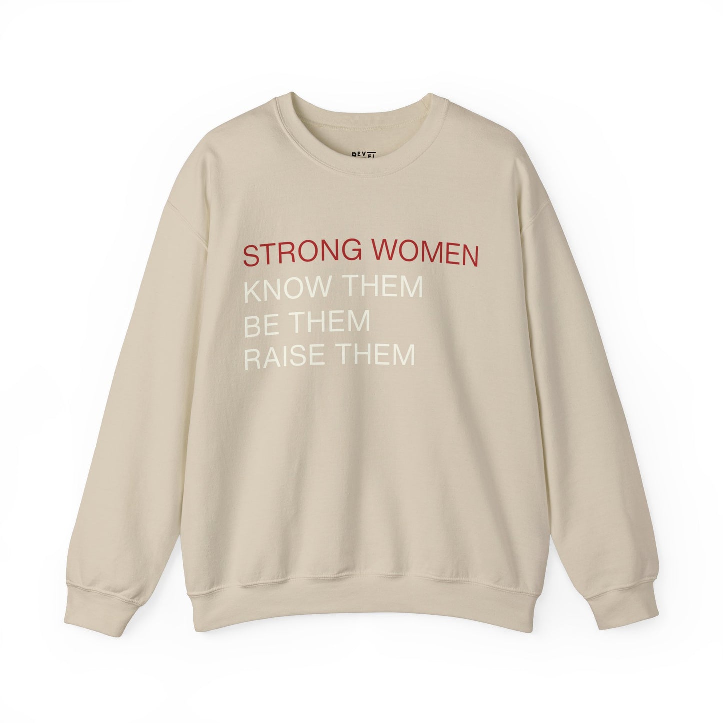 strong-women-sweatshirt-closeup-sand