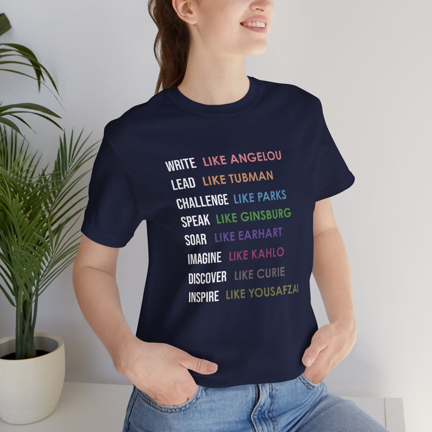 strong-women-woman-tee-closeup-navy