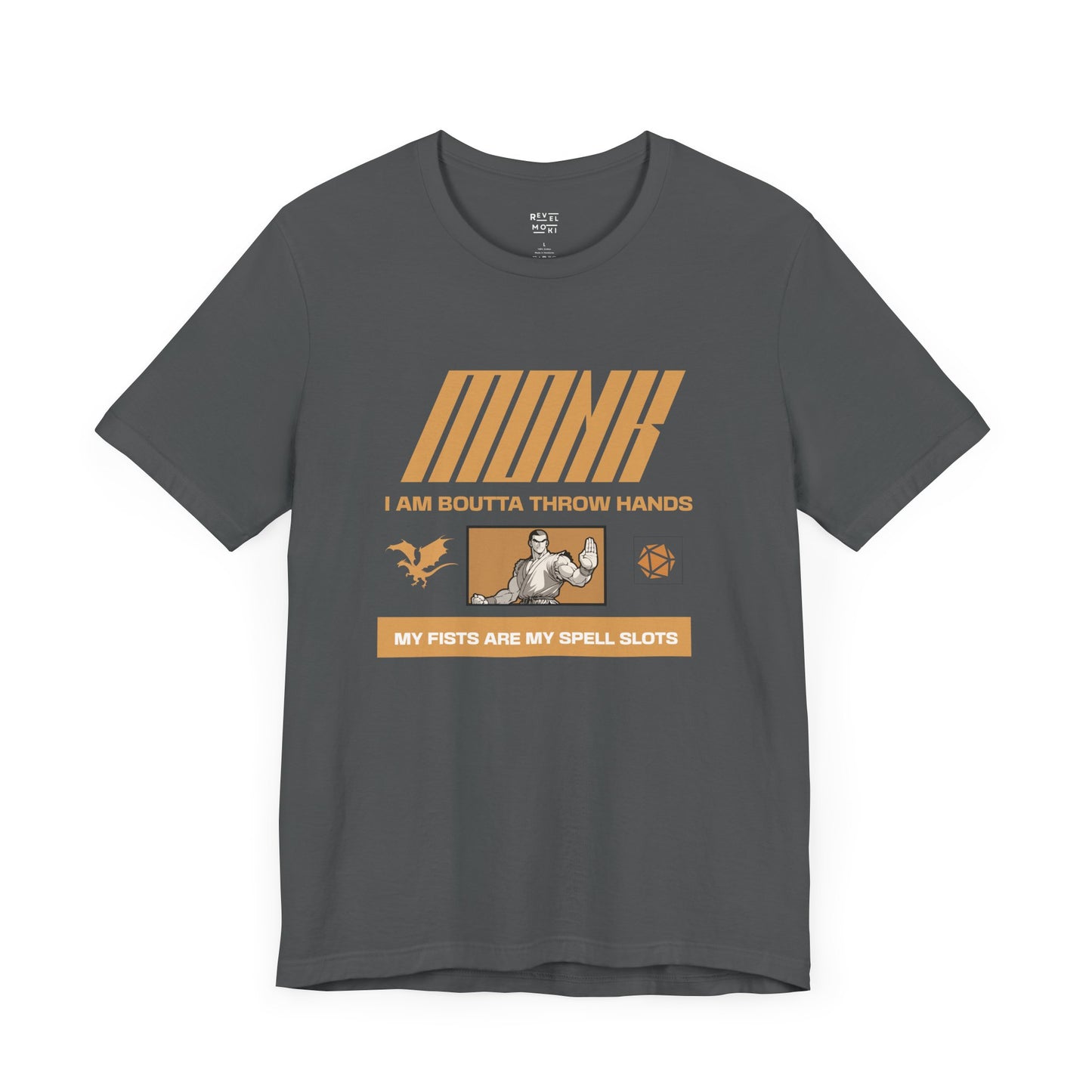 tabletop-roleplaying-game-monk-class-tshirt-front-gray