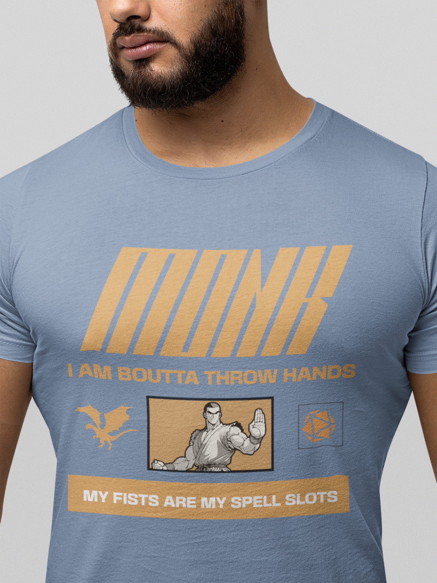 tabletop-roleplaying-game-monk-class-tshirt-steel-blue