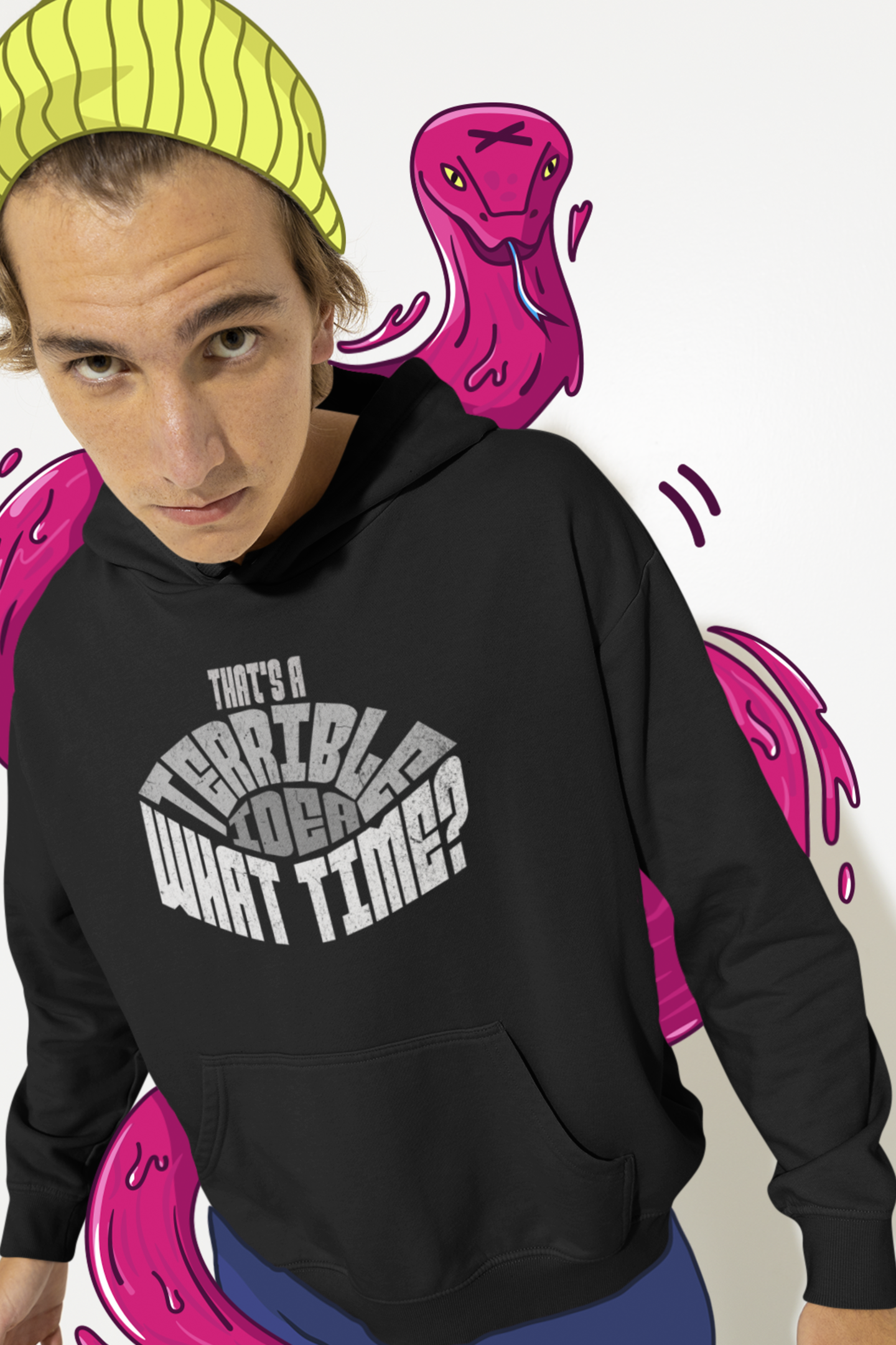 thats-a-terrible-idea-what-time-humorous-funny-hoodie-black
