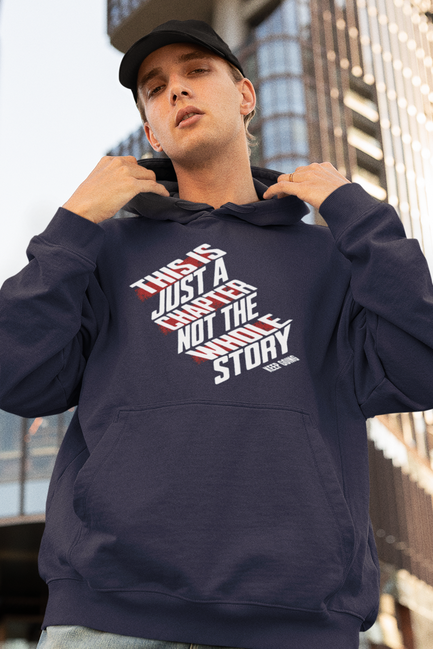 this-is-just-a-chapter-not-the-whole-story-keep-going-mental-health-hoodie-navy