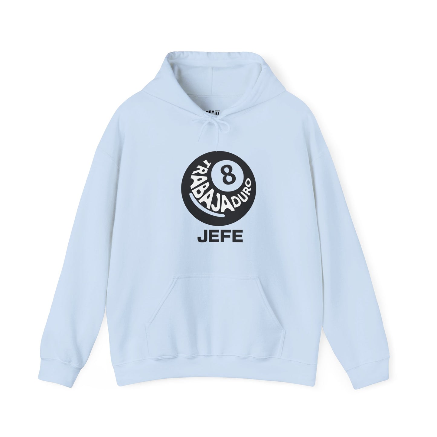 trabaj-duro-jefe-hustle-hard-latino-graphic-hoodie-closeup-blue
