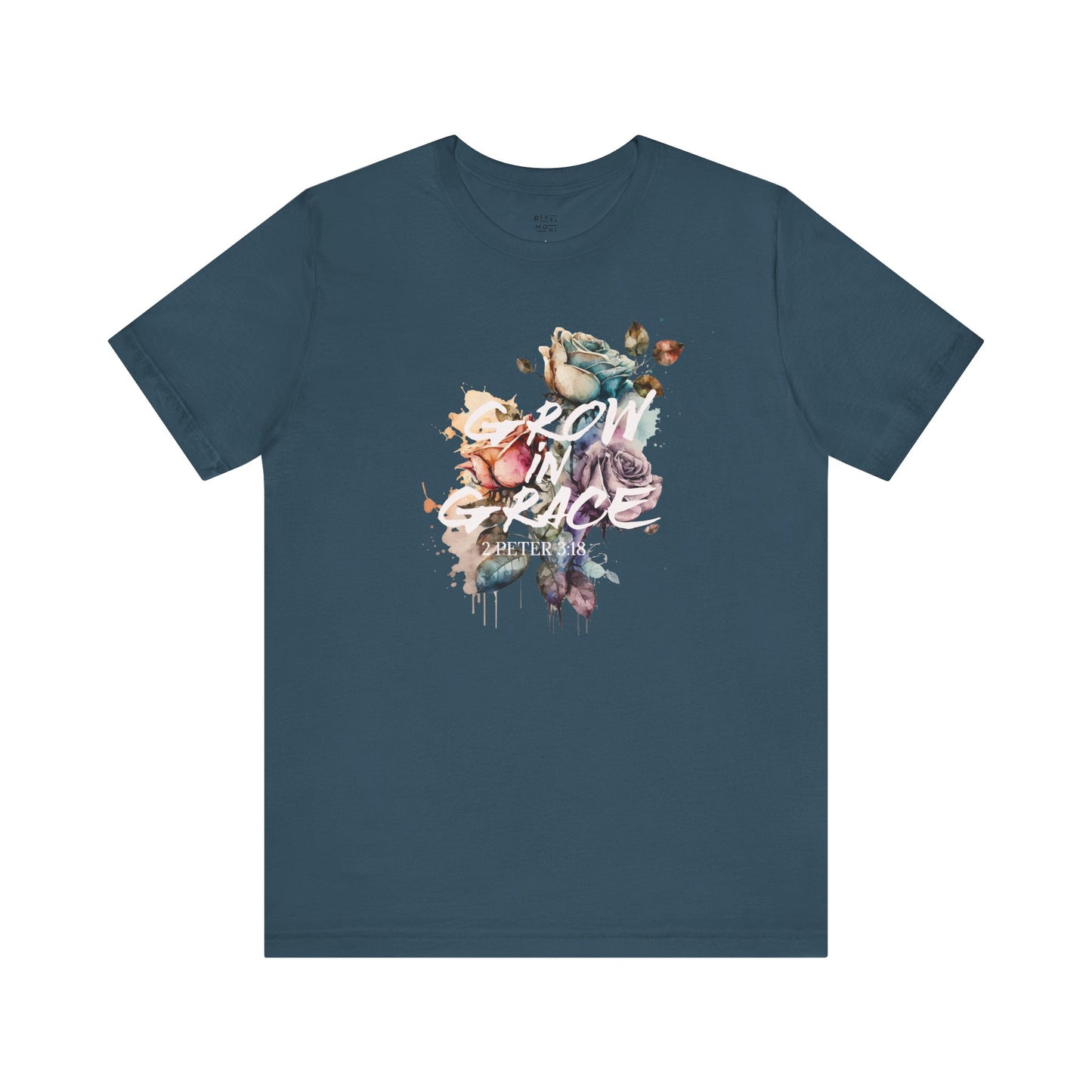 watercolor-floral-christian-woman-tee-closeup-teal