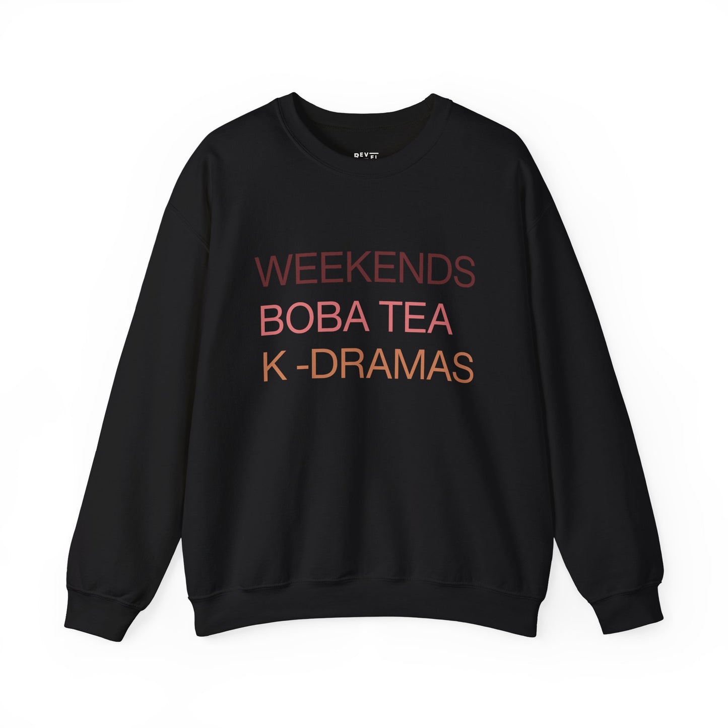 weekends-boba-kdrama-woman-sweatshirt-closeup-black