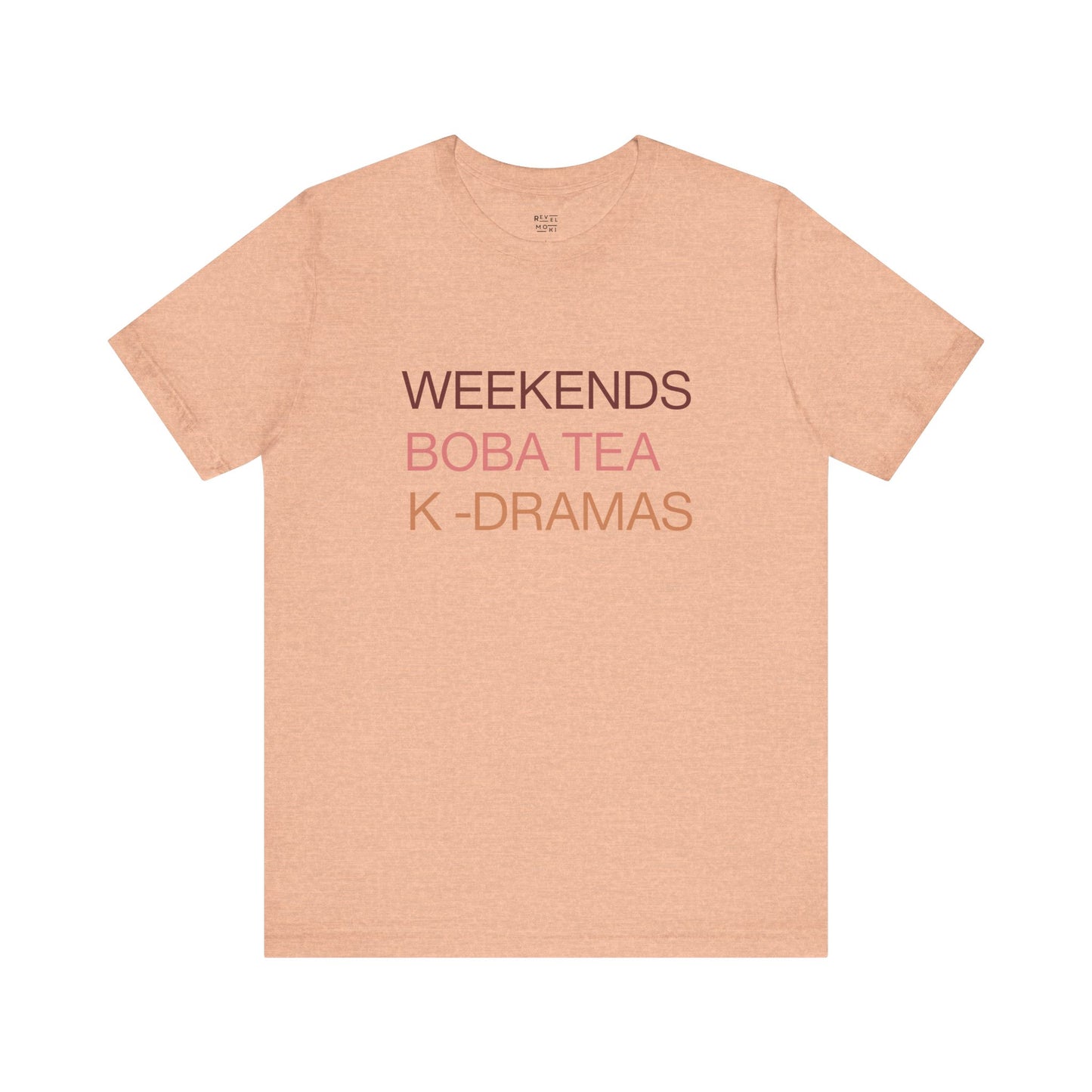 weekends-boba-kdrama-woman-tee-closeup-heather-peach