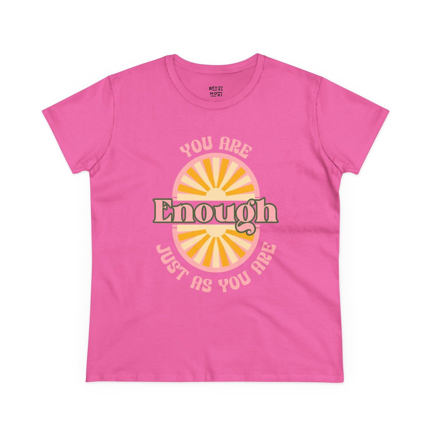 woman-in-beach-you-are-enough-floral-tee-closeup-azalea