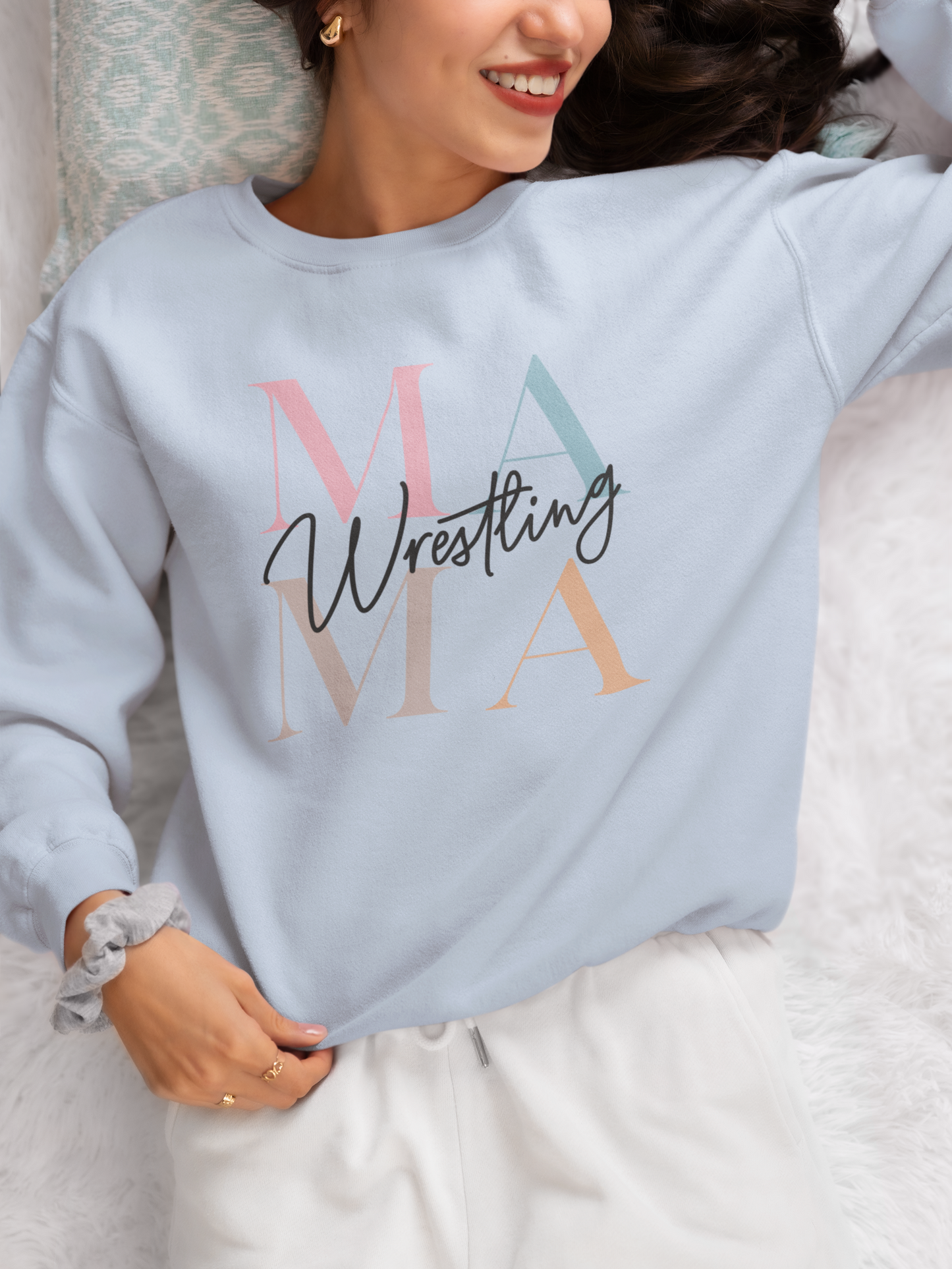 wrestling-mama-sweatshirt-blue
