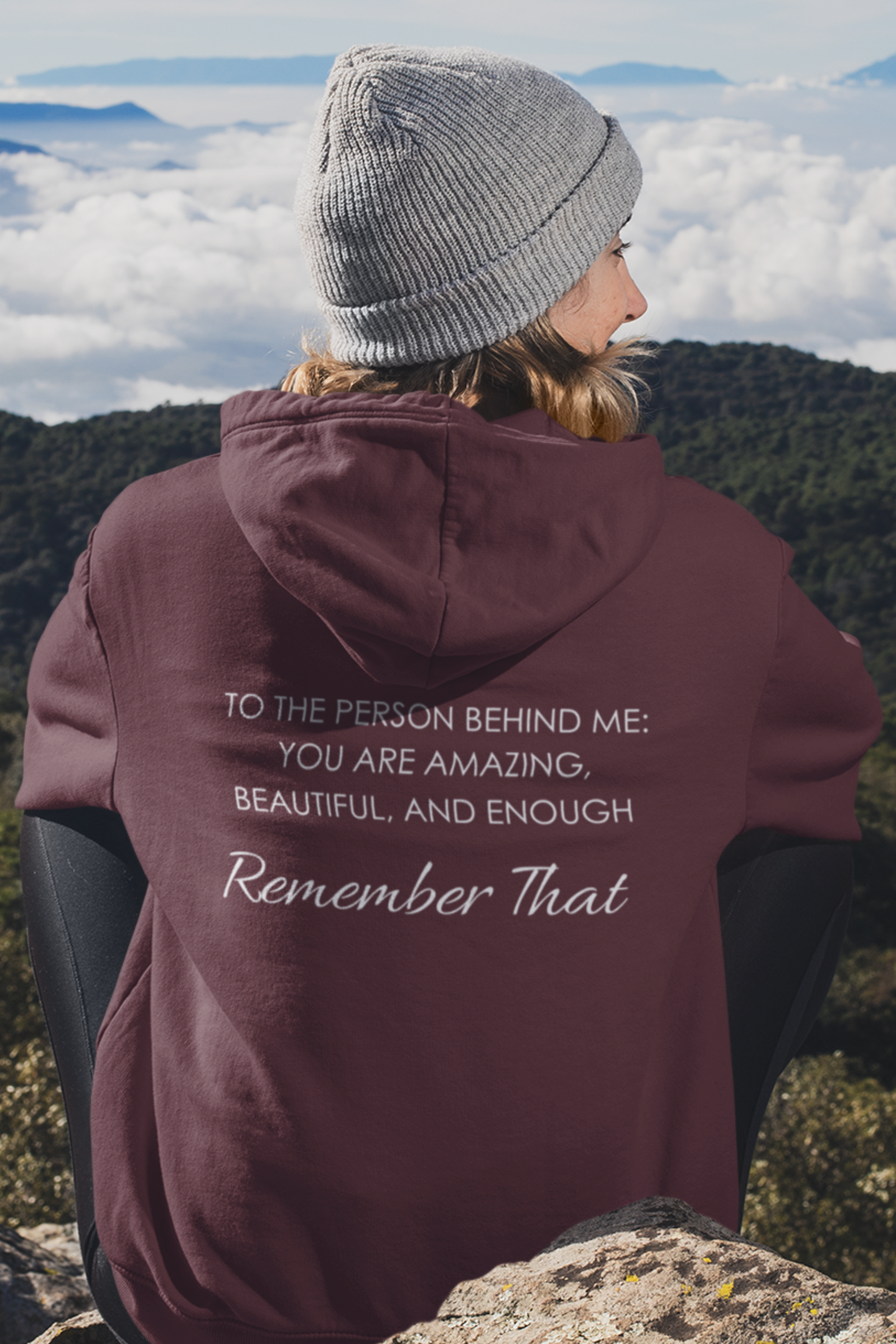 you-are-enough-back-hoodie-maroon