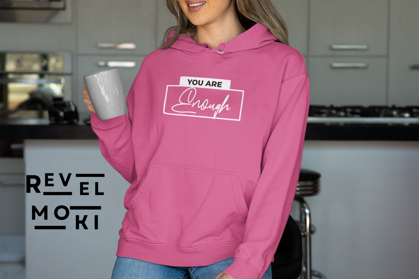 you-are-enough-front-hoodie-heliconia