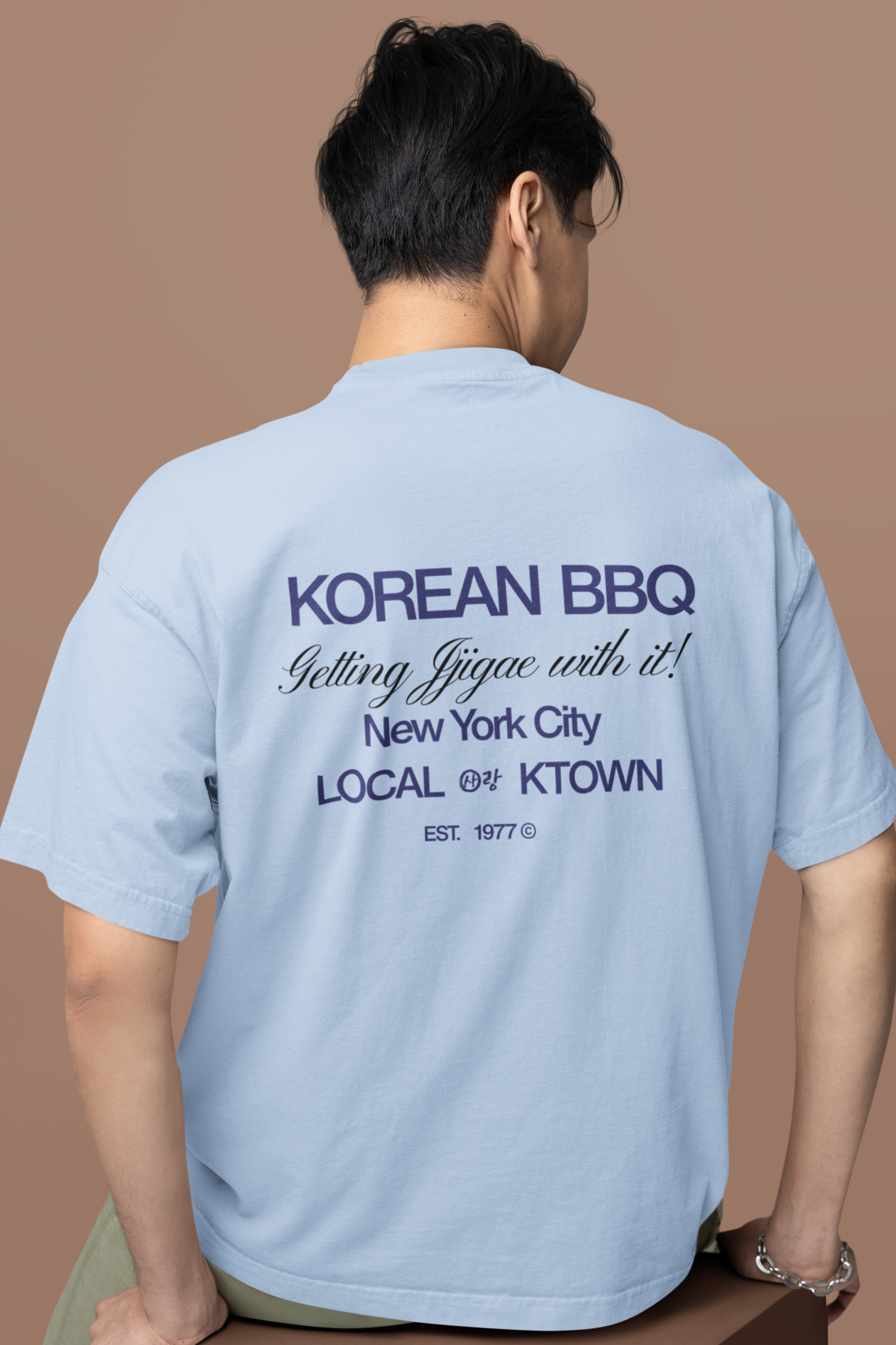asian-man-wearing-korean-barbecue-tee-back-baby-bue