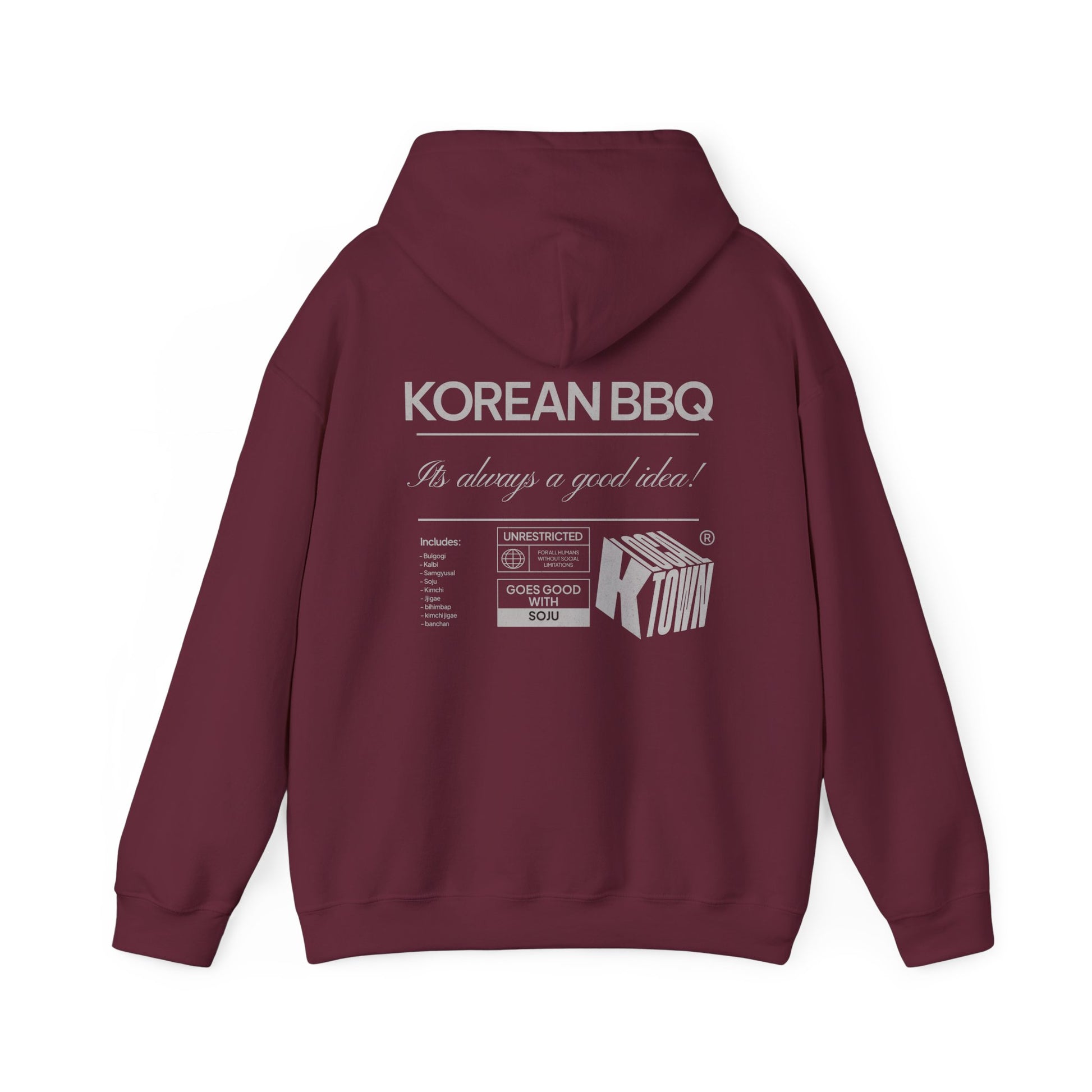 back-hoodie-korean-bbq-closeup-maroon