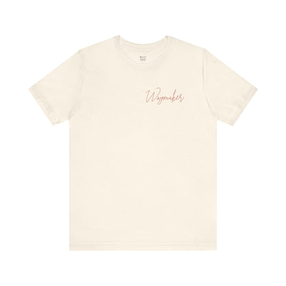 back-of-christian-tee-waymaker-woman-front-closeup-white