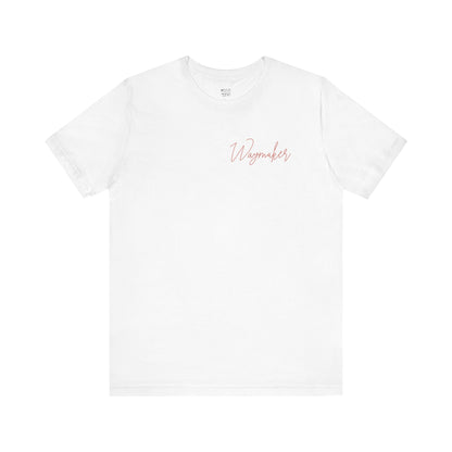 back-of-christian-tee-waymaker-woman-front-closeup-white