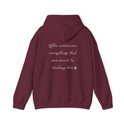 back-of-woman-hoodie-pow-herful-her-story-closeup-maroon