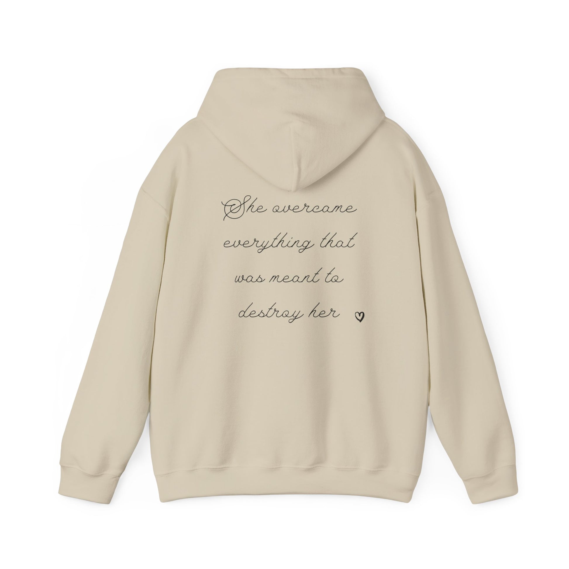 back-of-woman-hoodie-pow-herful-her-story-closeup-sand